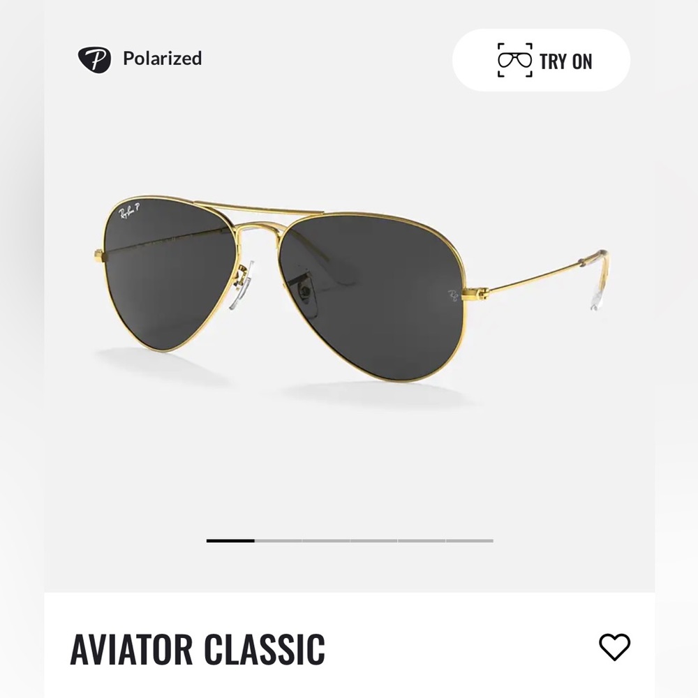 Ray ban polarized aviators !